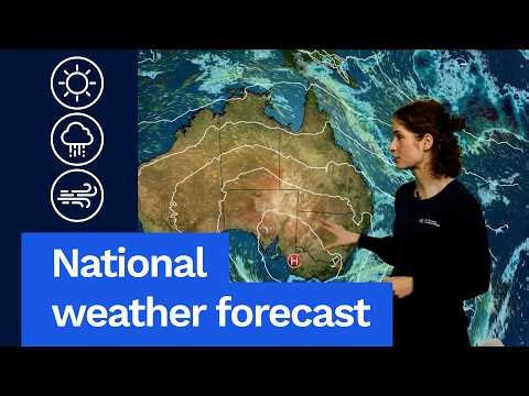 National Weather Forecast: Frosty morning, showers in south-west Western Australia