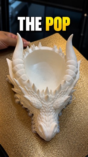 I 3D Printed a Dragon Dish… Wait for the Pop 🐉 #3dprinting
