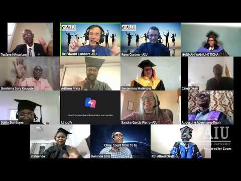 AIU Graduation Ceremony Class March 2026