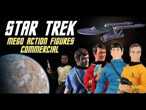 Vintage Star Trek Mego Toy Ad – Classic 1970s Action Figures