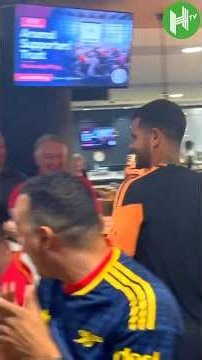 Bruno SURPRISES Arsenal fans in London 🤩