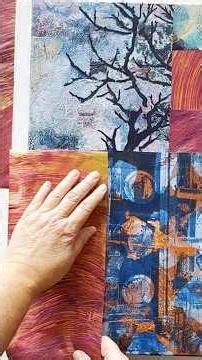 Layering Colours & Textures Into Abstract Art