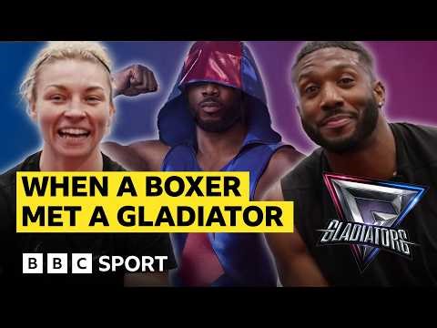 Can a Gladiator keep up with a boxing world champion? | BBC Sport