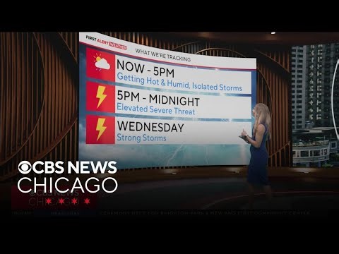 Chicago weather: Gusty showers and thunderstorms on Tuesday
