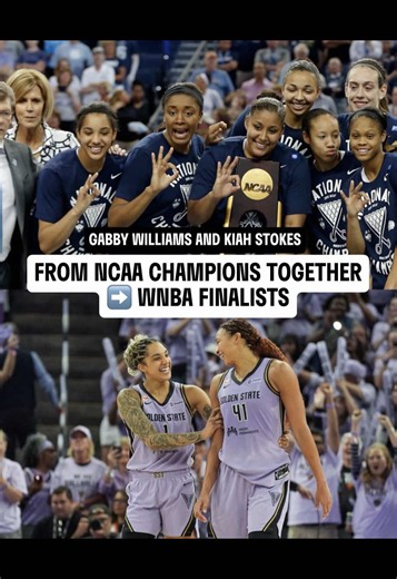From winning a National Championship together to chasing a WNBA title 🏆 Kiah Stokes and Gabby Williams reflect on their championship roots as they prepare for a winner-take-all Game 7 tomorrow! #2026WNBAFinals | #WNBASeason30 #kiahstokes #gabbywilliams