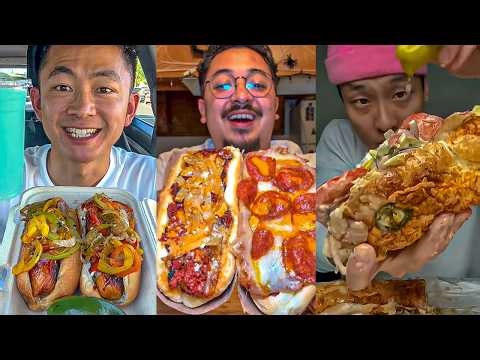 The Ultimate Subway & Viral Hot Dogs Mukbang: 1 Hour SoftBite ASMR Experience