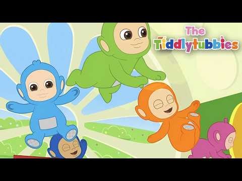 TiddlyTubbies Jumpin' Around with Friends! 45 Minute Compilation | Full Episodes for Kids