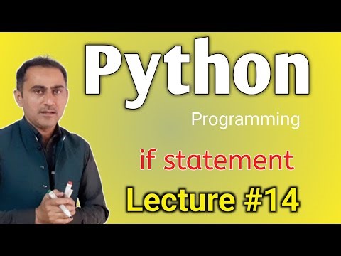 Python Programming Lecture 14|| if statement in Python 