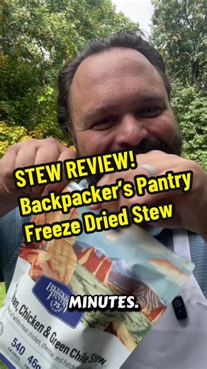 @Backpacker’s Pantry Whether it’s a stew or a chili… it’s still a yummy bite! #stew #review #food #rdr2 @Lodge Cast Iron USA @Weber Grills