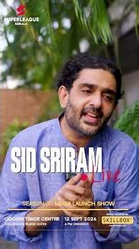 Sid Sriram LIVE at KOCHI