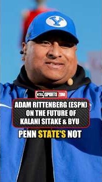 ESPN CFB Writer on Kalani Sitake’s Future at BYU | KSL Sports #shorts