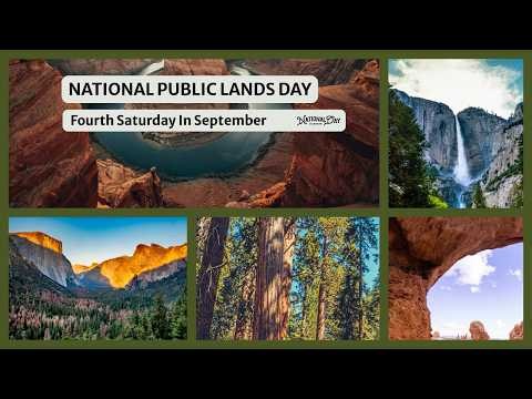 NATIONAL PUBLIC LANDS DAY | Fourth Saturday in September