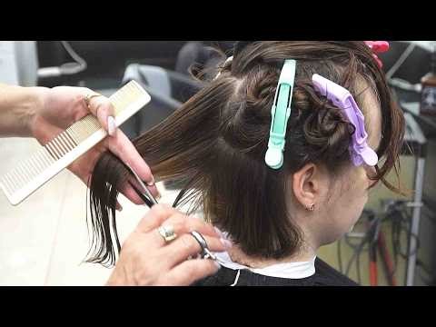 Short Face Framing Bob Cut Transformation | Long to Short Haircut Makeover