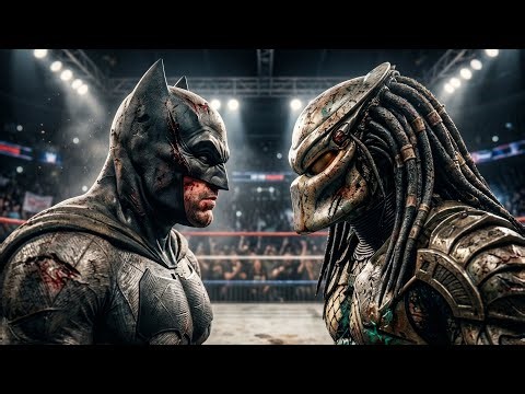 Batman vs Predator Wrestling Match Fight | The Unseen Footage 