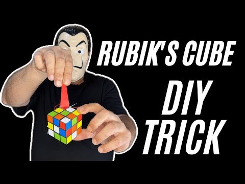 Rubik's Cube Magic Trick DIY #rubikscube #tricks #magic #magictricks