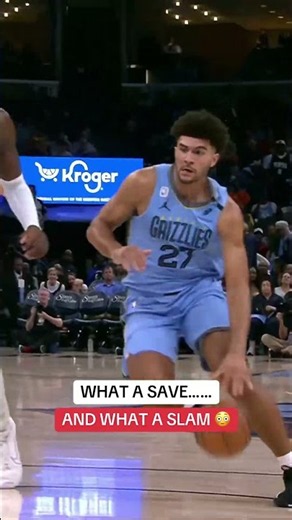 Jaylen Wells saves it and Cam Boozer finishes it 💥 #NBA