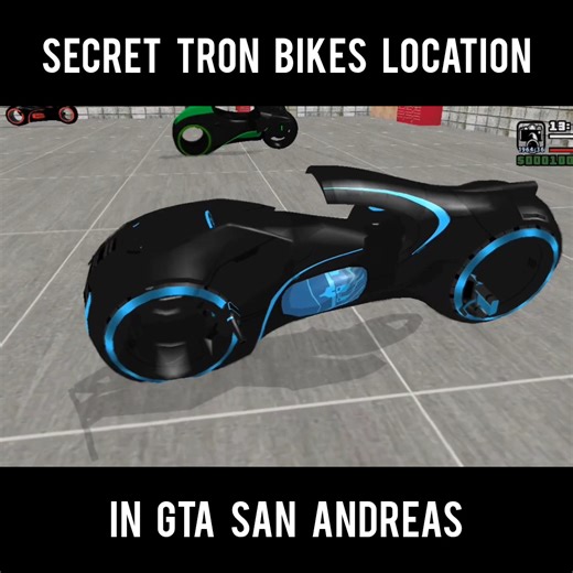 Secret Tron Bikes Garage Location - GTA San Andreas !! | The Game Debugger