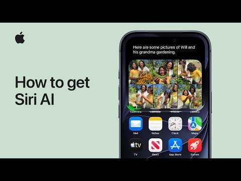 How to get Siri AI | Apple Support