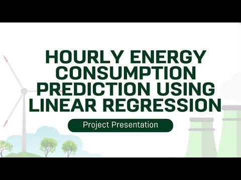 Hourly energy consumption prediction using Linear Regression