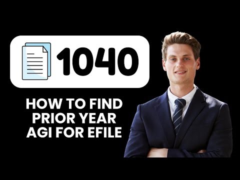 HOW TO FIND Prior Year AGI for E-File 📄 Quickly Access Your IRS Adjusted Gross Income for Filing