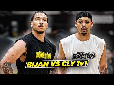 His Pull Up Jumper is UNGUARDABLE… Even NBA Pros Are Impressed | Bijan vs Cly 1v1