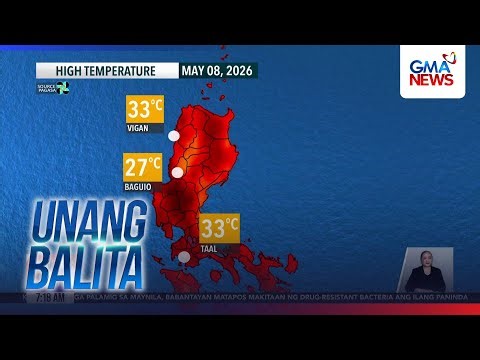 Weather update as of 7:18 AM (May 8, 2026) | Unang Hirit