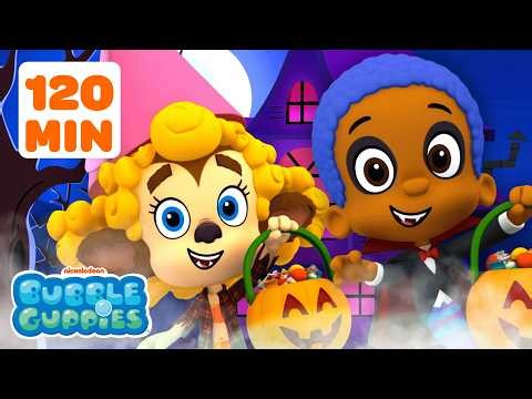 Deema & Goby's Halloween Treats! | Bubble Guppies