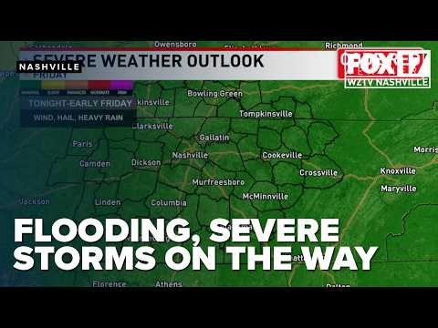 Flooding, severe weather threat for Middle Tennessee continues through the weekend