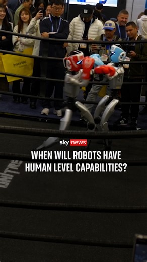 'When do you think we will get robots that have human level capabilities?' 🤖 Sky's Rowland Manthorpe travels to Las Vegas for CES 2026, the world’s biggest tech show, to find out whether the age of physical AI and robots has truly arrived. Watch in full: https://youtu.be/F3DqqN1Atm4 | Sky News