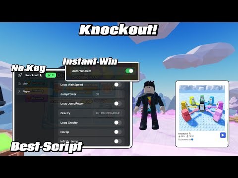Best Knockout! Script No Key Instant Auto Win, Easy Win Bypass Working 