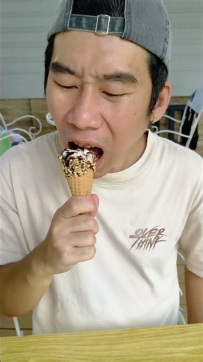 Pocky Chocolate Ice Cream Cone🍫🍦