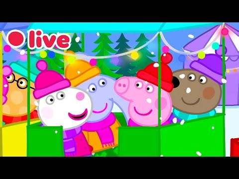 🔴 AO VIVO Peppa Pig 🎄 Episódios de Natal! ❄️ Diversão de Inverno | Peppa Pig em Português Brasil