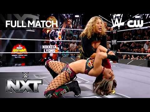 FULL MATCH: Jaida Parker Thea Hail vs. Nikkita Lyons Karmen Petrovic | WWE NXT | The CW