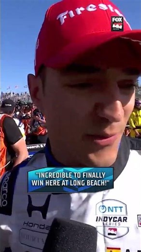 Defending INDYCAR champion Alex Palou is a winner on the streets of Long Beach 💪 #alexpalou #indycar