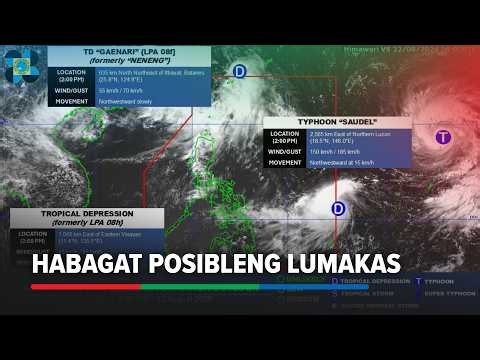 3 bagyo binabantayan sa labas ng PAR | ABS-CBN News