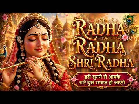 Radha Radha Shri Radha | Continuous Radha Naam Jaap | Divine Radha Rani Bhajan