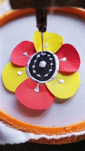 Threads in embroidery machines are special threads that are stronger and more durable than regular sewing threads, designed to withstand the high speeds of embroidery machines, with the most common types being Polyester (strong, fade-resistant), Rayon (shiny, soft), Cotton (thick, full), and Metallic (for a shiny effect), including Bobbin threads for the underside of the stitches, all of which add color, texture, and professional detail to the fabric. #embroidery #art #embroiderydesign #sewing #