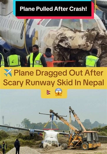 Buddha Air ATR-72 Safely Pulled from Bhadrapur Airport