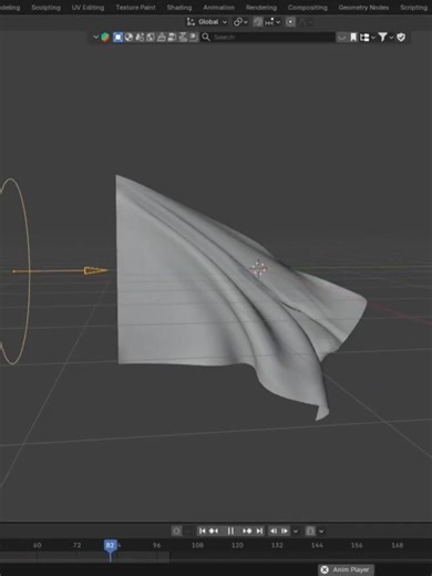 How To Make Animated Flag 💨 🏴‍☠️ In Blander 3D 💥 #flagmaking #blender #3danimation