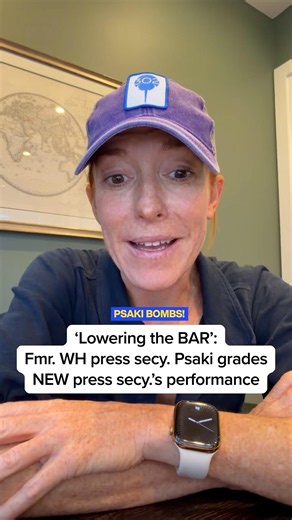'Lowering the BAR': Fmr. WH press secy. Psaki grades NEW press secy.'s performance
