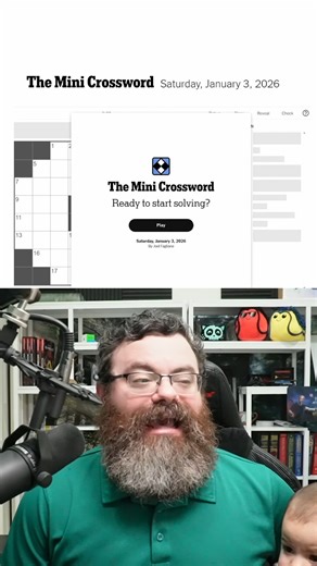 Rangsk Puzzles on Instagram: "Jan 3, 2026 NYT Mini Crossword #NYTGames #minicrossword #crossword #crosswordpuzzle #rangsk"