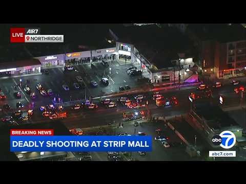 At least 2 dead after shooting at strip mall near Cal State Northridge