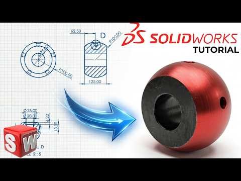 Solidworks From Zero | Revolve Feature Tutorial 22