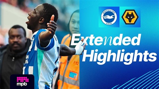 EXTENDED HIGHLIGHTS | Brighton v Wolves | Premier League