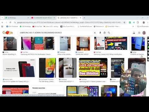 SAMSUNG A03 IT ADMIN AND FRP REMOVE EASY / AP & UP STATE ANGANWADI MOBILE SAMSUNG A03 ALL APPS EASY
