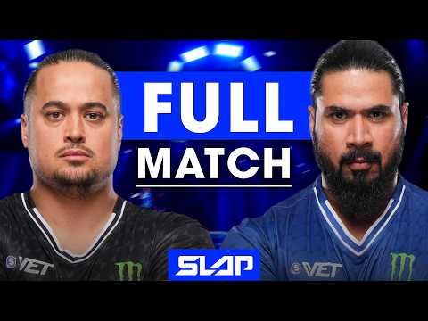 3RD GENERATION PRO WRESTLER GOES BEAST MODE!!! | Power Slap 19: Anoai vs Singh | FULL MATCH