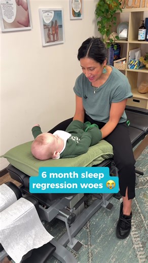 Struggling with a sleep regression? Chiropractic care can help 🥰 #mommaschiro #draimee #chiropractic #asmr #fyp