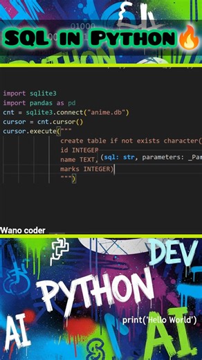 SQL in Python 🔥