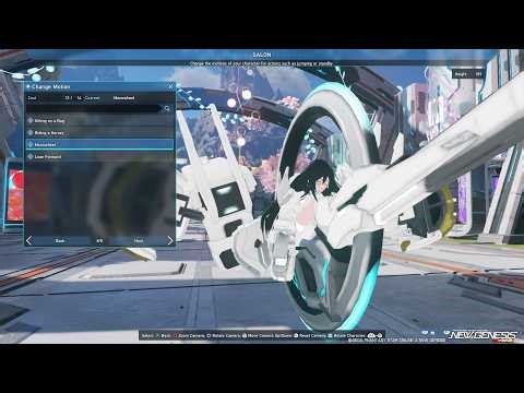 PSO2 NGS Character Creation Tutorial, Monowheel Artillery Mia