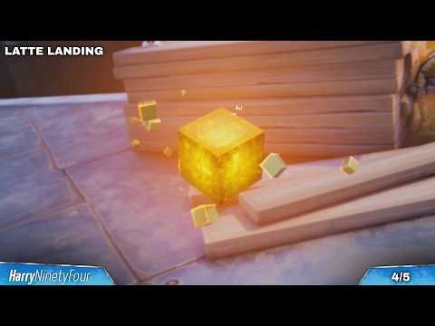 Find all Chaos Cubes in or Around Latte Landing Locations - Fortnite